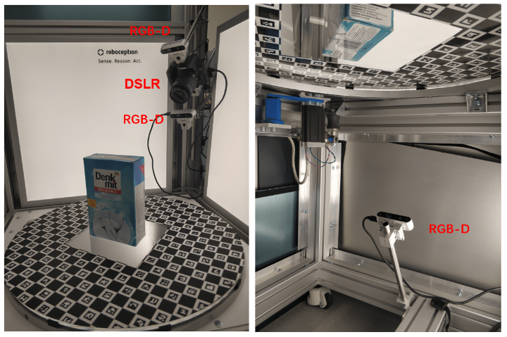 Setup of the scanning station